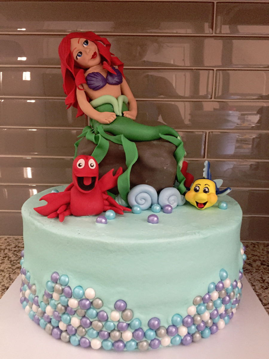Ariel Birthday Cake
 The Little Mermaid Birthday Cake CakeCentral