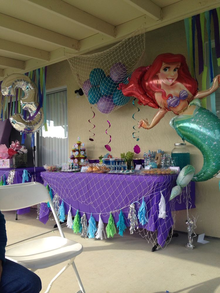 Ariel Little Mermaid Party Ideas
 Pin by Tania Mendoza on Ariel bday