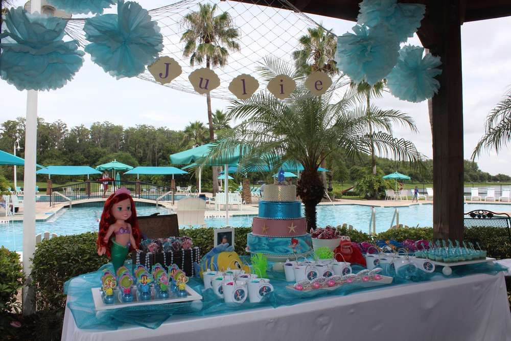 Ariel Pool Party Ideas
 Disney Princess Ariel Birthday Party Ideas