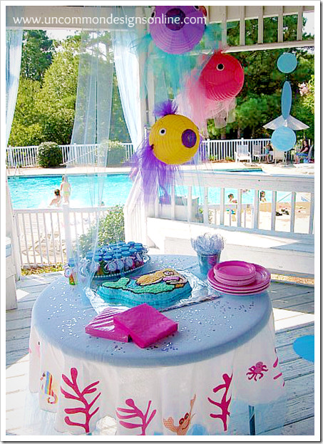 Ariel Pool Party Ideas
 Mermaid Party Ideas Crafts and Treats – Val Event Gal