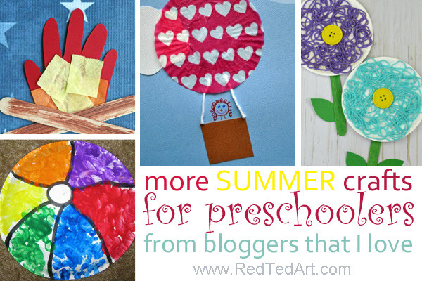 Art Activity For Preschoolers
 More Summer Crafts For Preschoolers From Bloggers That I