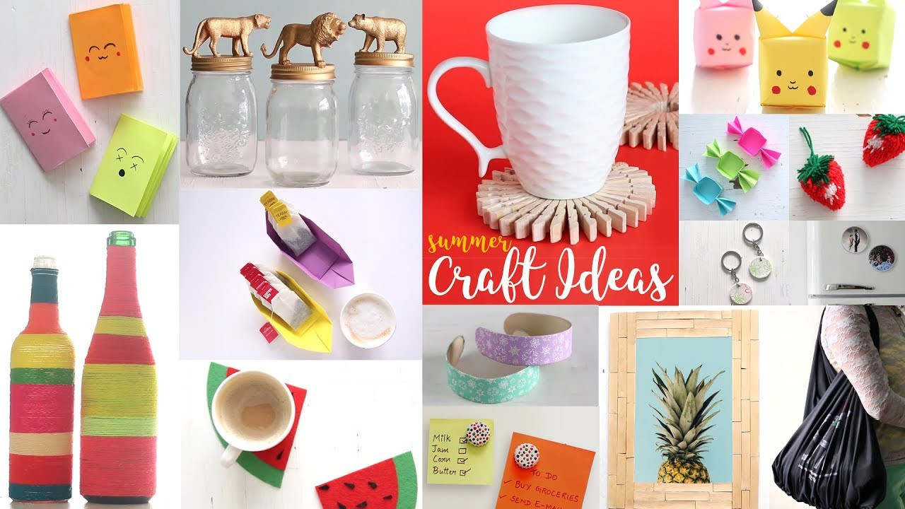 Arts And Craft Ideas For Adults
 22 Cool Summer Craft Ideas