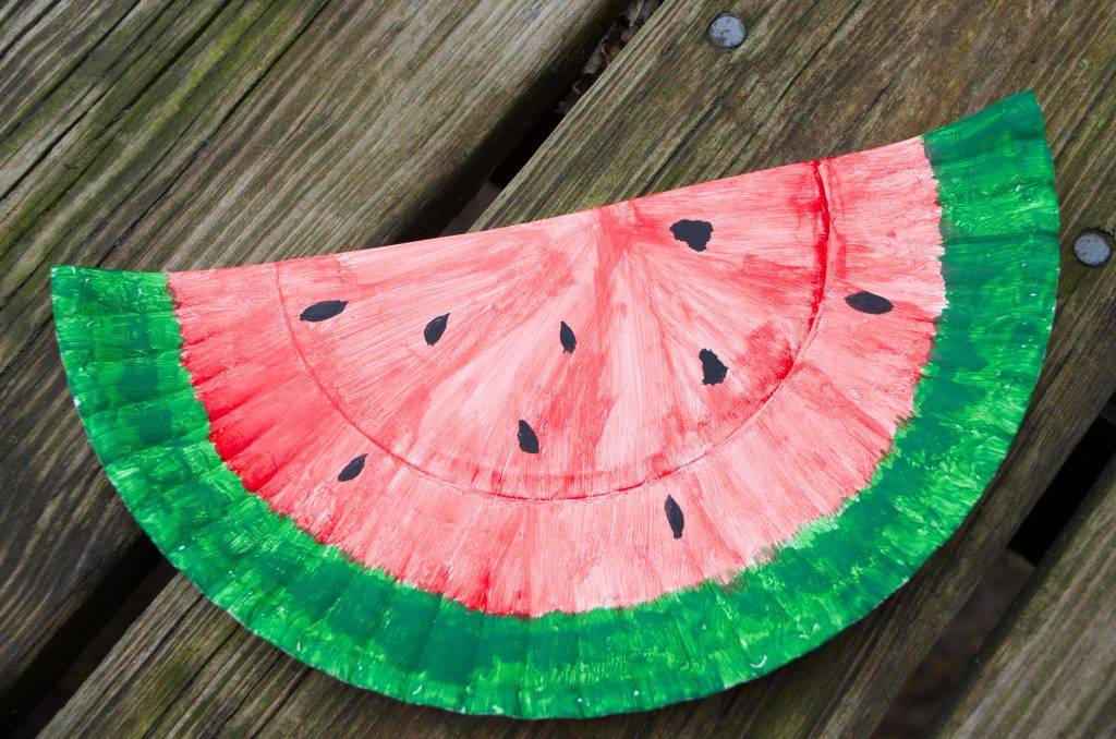 Arts And Craft Ideas For Preschoolers
 Watermelon Paper Plate Craft & 20 Recipes & DIY Activities