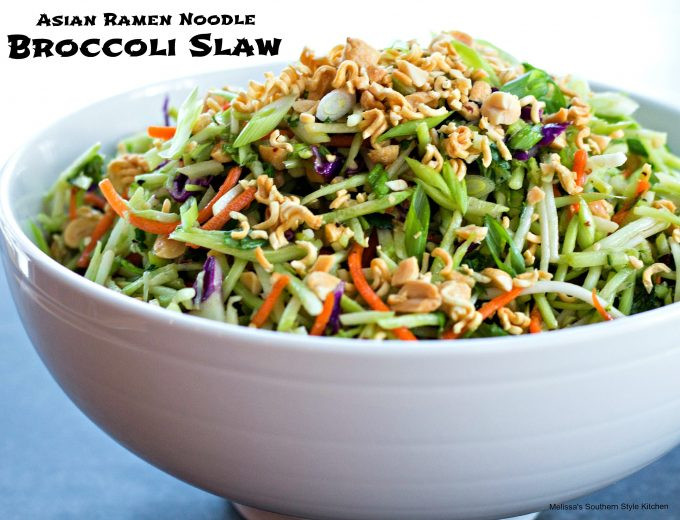 Asian Cole Slaw With Ramen Noodles
 Asian Ramen Noodle Broccoli Slaw
