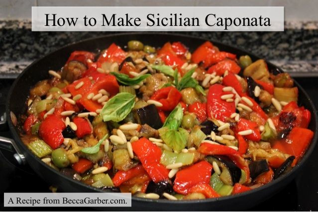 Authentic Italian Side Dishes
 Step by step guide to make Sicilian caponata traditional