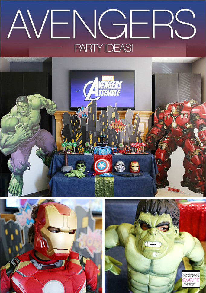 Avengers Birthday Party
 MARVEL Avengers Party Ideas Soiree Event Design