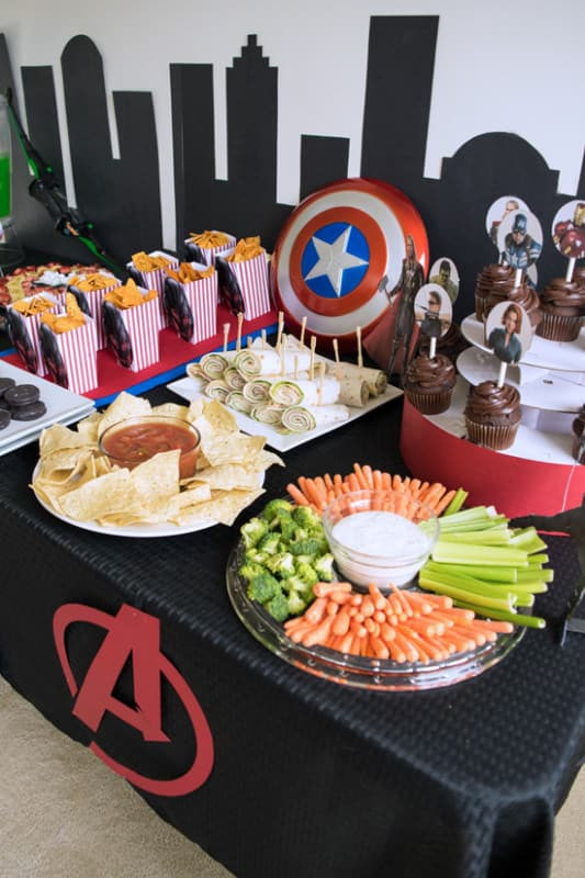Avengers Birthday Party
 Avengers Party Ideas Age of Ultron