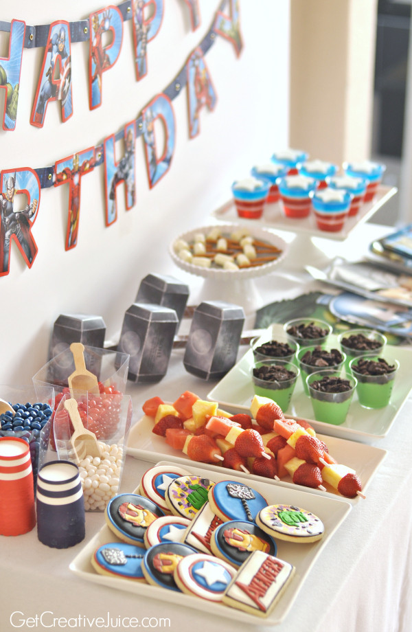 Avengers Birthday Party
 Avengers Party Ideas Creative Juice