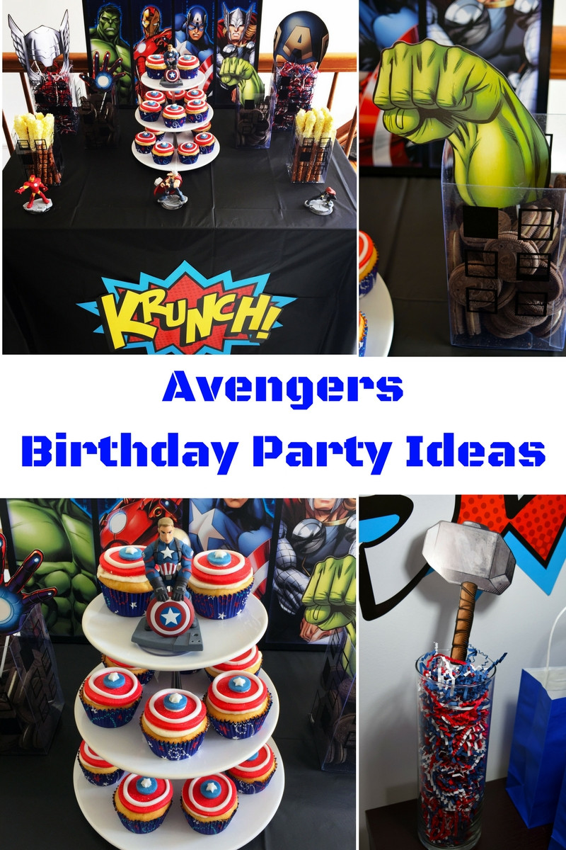 Avengers Birthday Party Supplies
 Avengers Birthday Party Teachable Mommy