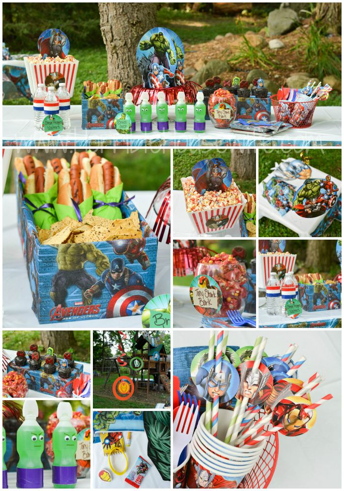 Avengers Birthday Party Supplies
 How to Host a MARVEL Avengers Birthday Party on a Bud