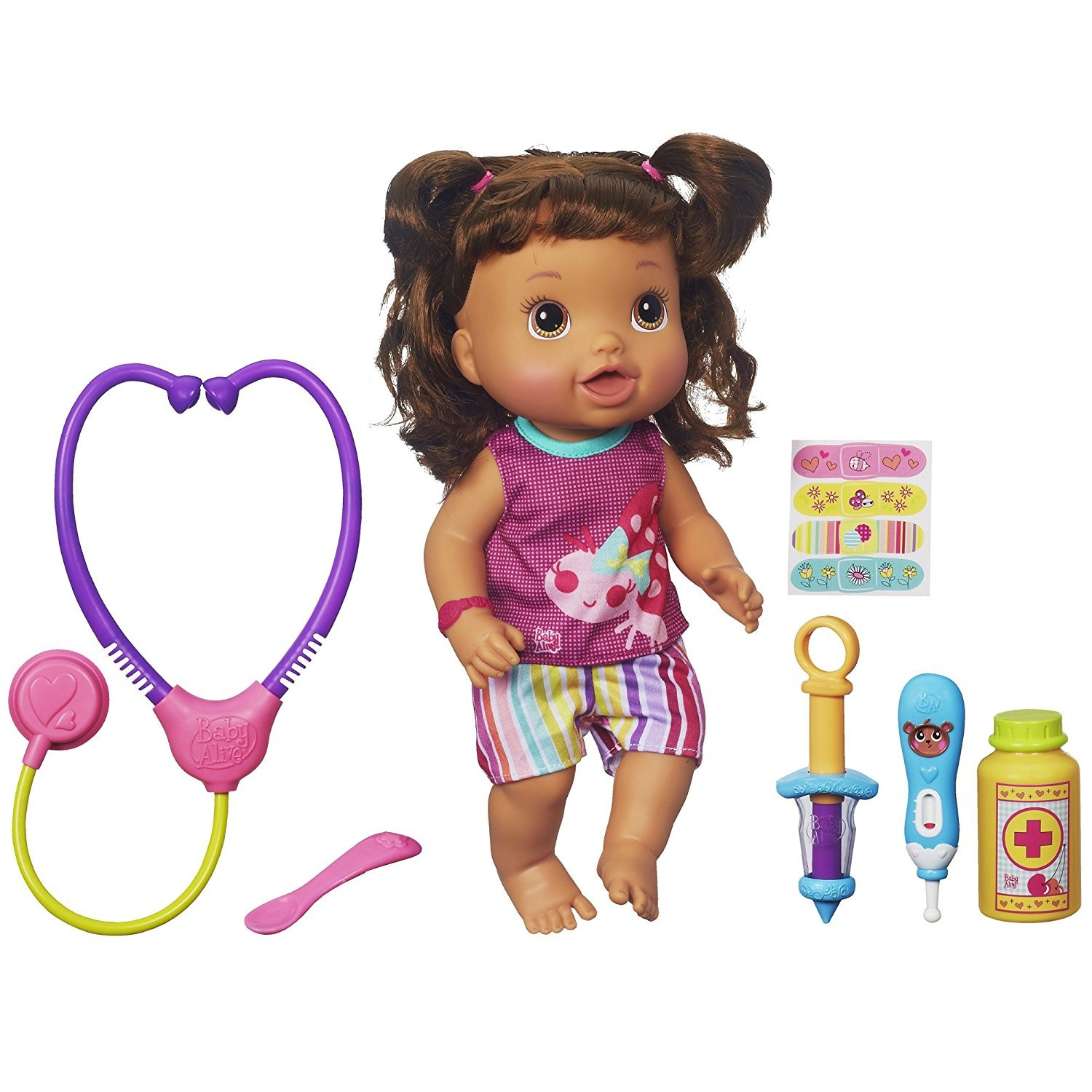 Baby Alive Doll Brown Hair
 Baby Alive Make Me Better Baby Doll Brown Hair