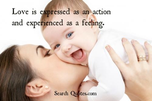 Baby And Mommy Quotes
 Action Quote And Saying
