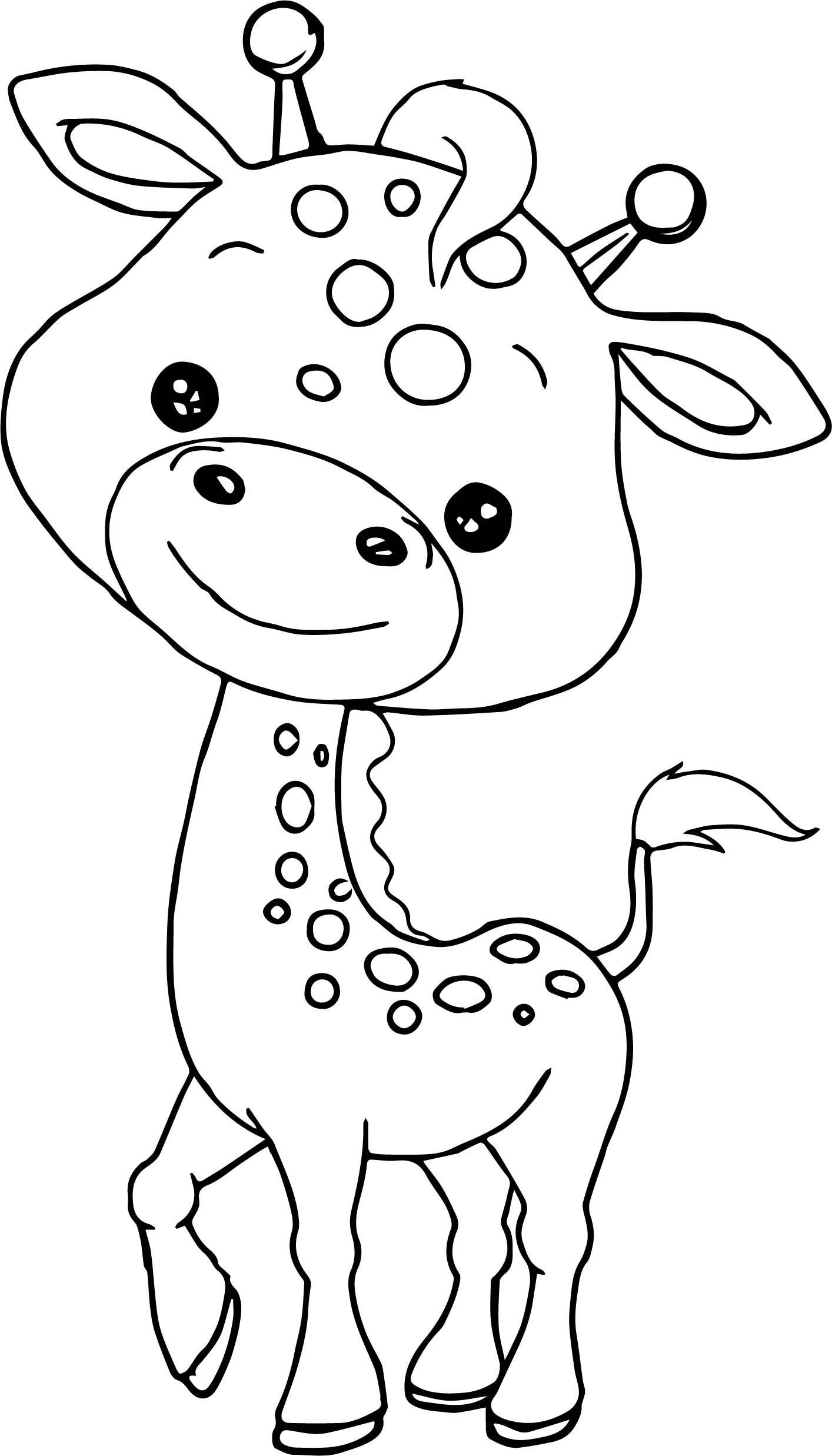 Baby Animal Coloring Sheets
 awesome Baby Jungle Free Animal Coloring Page