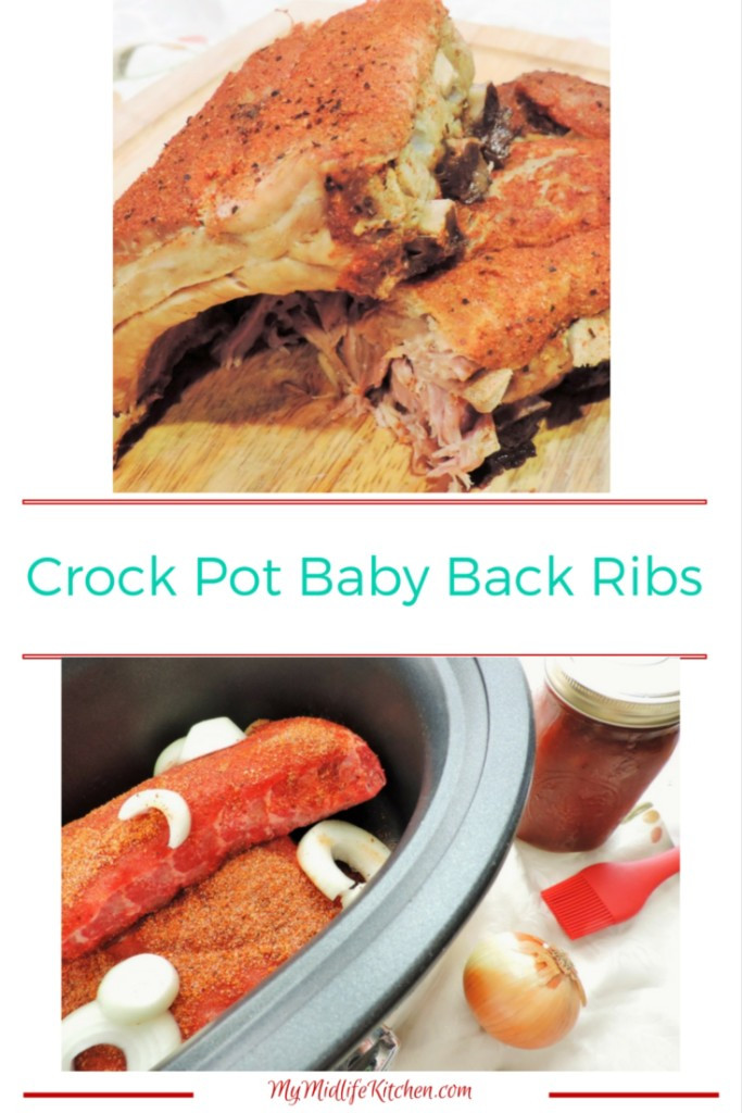 Baby Back Ribs In Crock Pot Recipes
 Crock Pot Baby Back Ribs My Midlife Kitchen