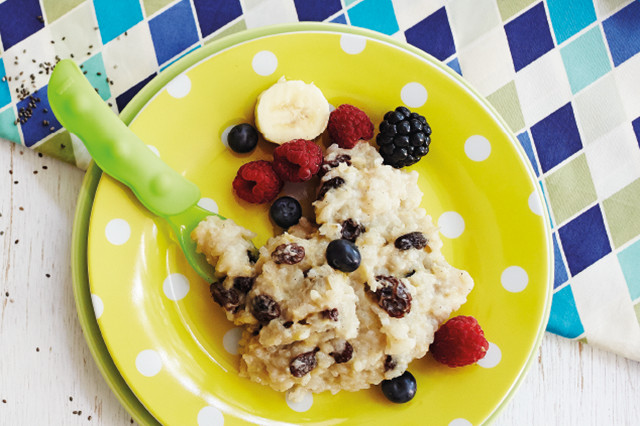 Baby Banana Recipes
 Recipe for baby Banana rice pudding with berries and chia