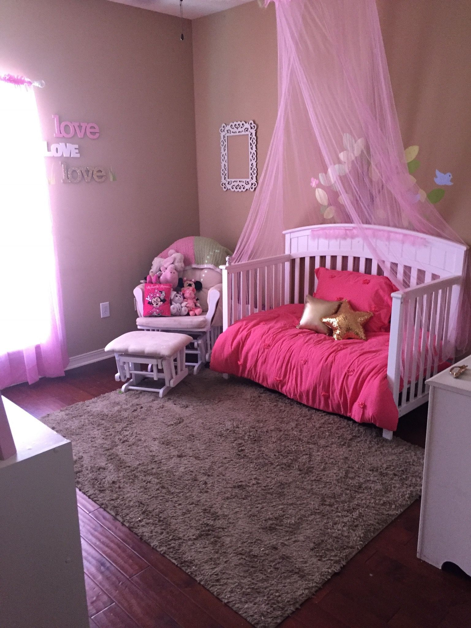 Baby Bed Decor
 Princess Bedroom Toddler Girls Bedroom DIY Pink Love