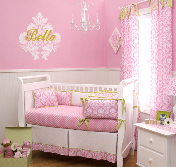 Baby Bed Decor
 15 Pink Nursery Room Design Ideas for Baby Girls