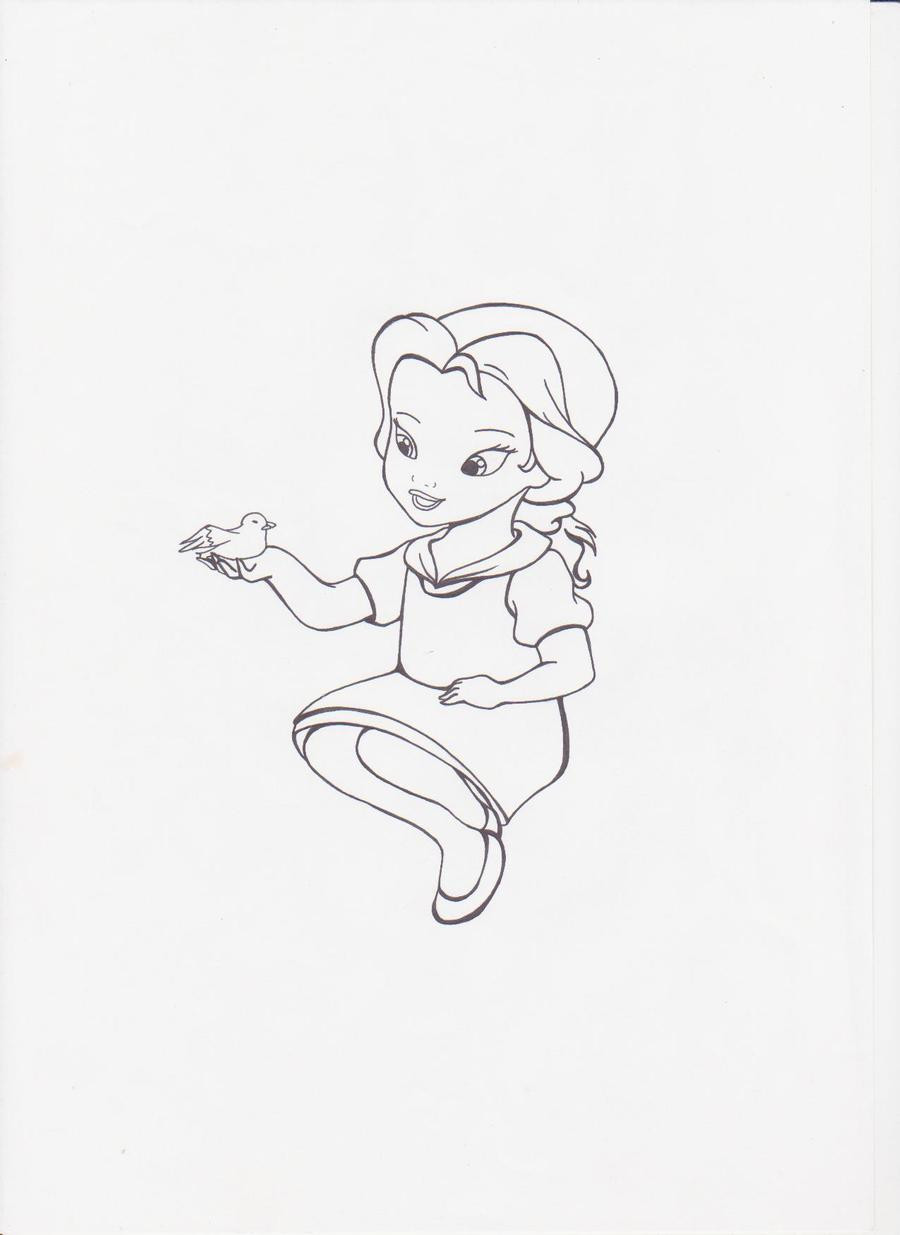 Baby Belle Coloring Pages
 Baby Belle by jeky91 on DeviantArt