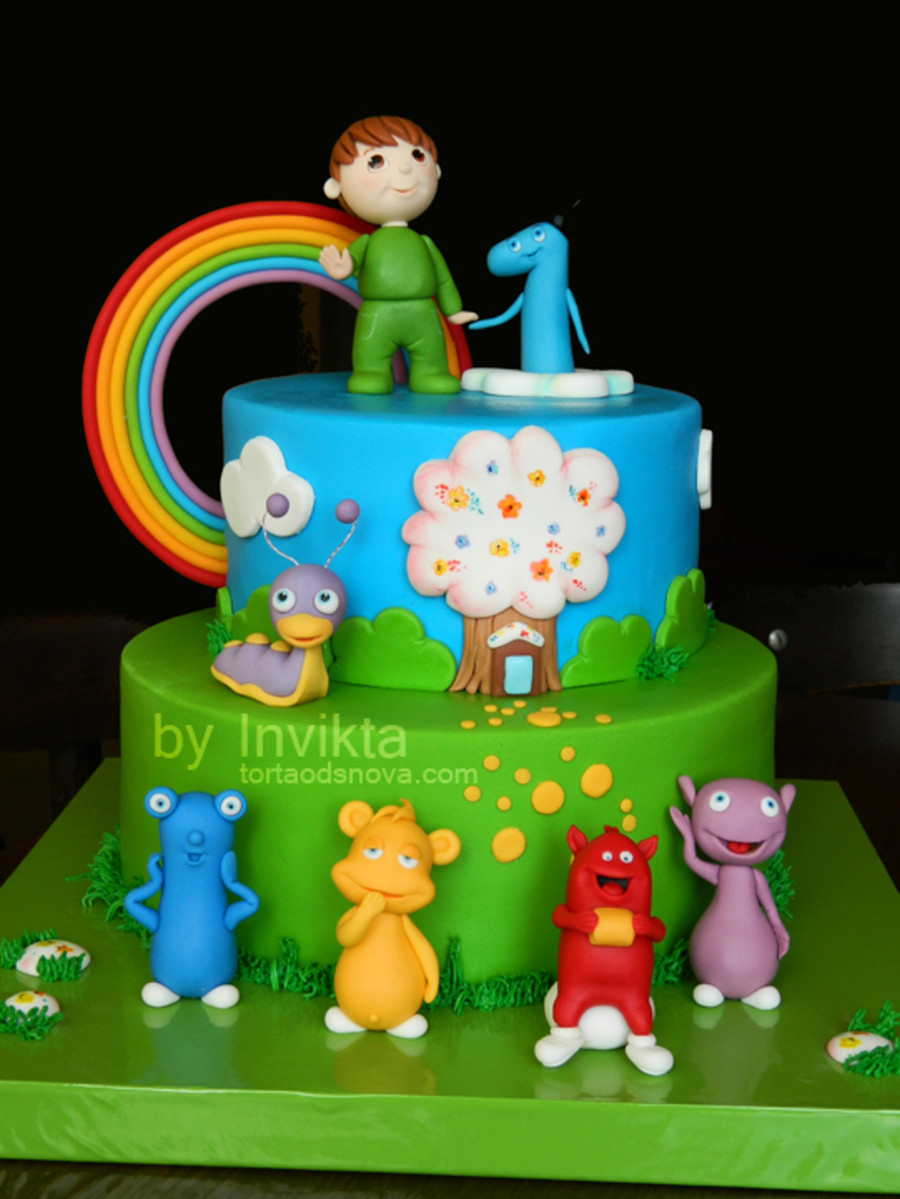 Baby Birthday Cakes
 Baby Tv Birthday Cake CakeCentral