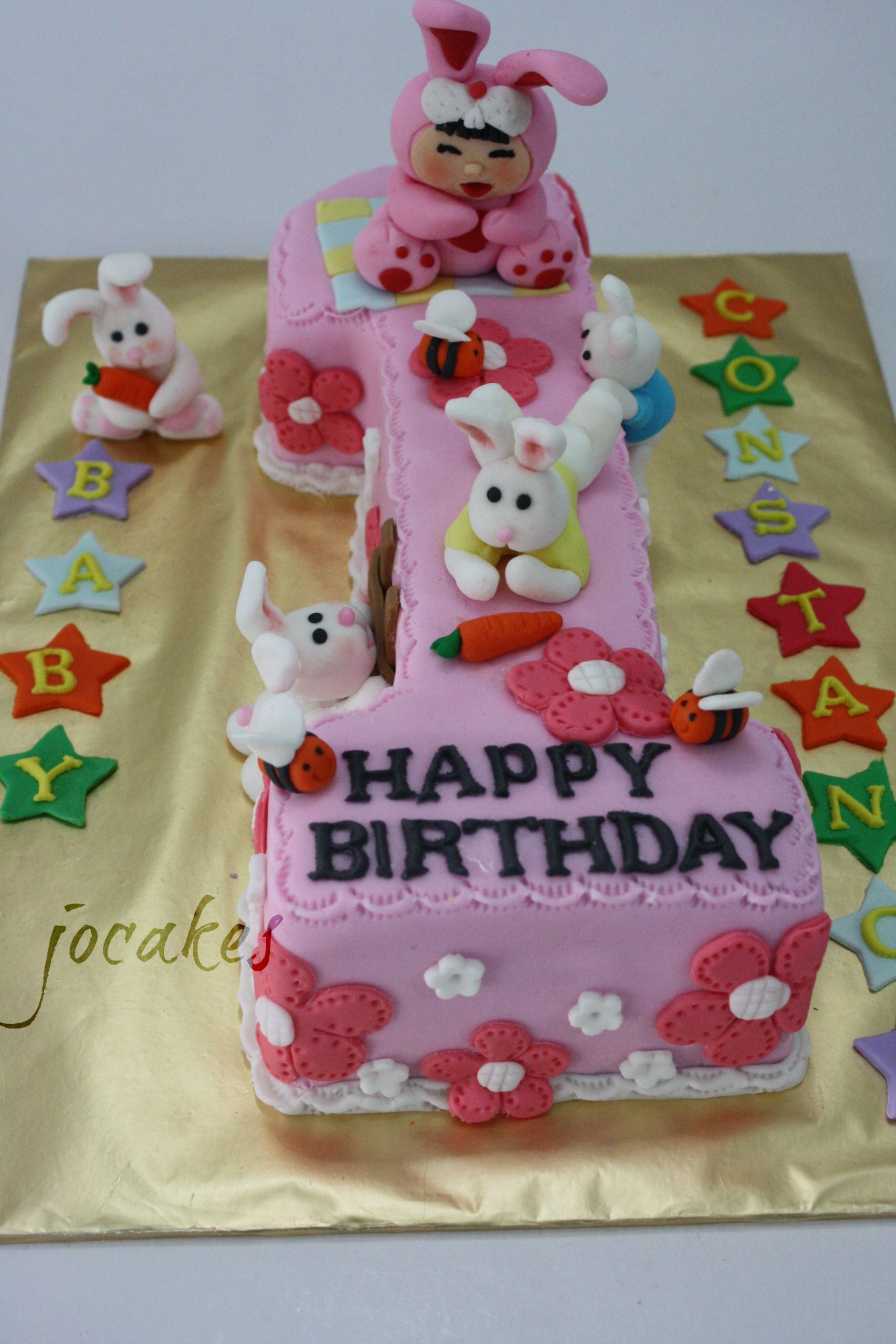 Baby Birthday Cakes
 Birthday cake for 1 year old baby Constance