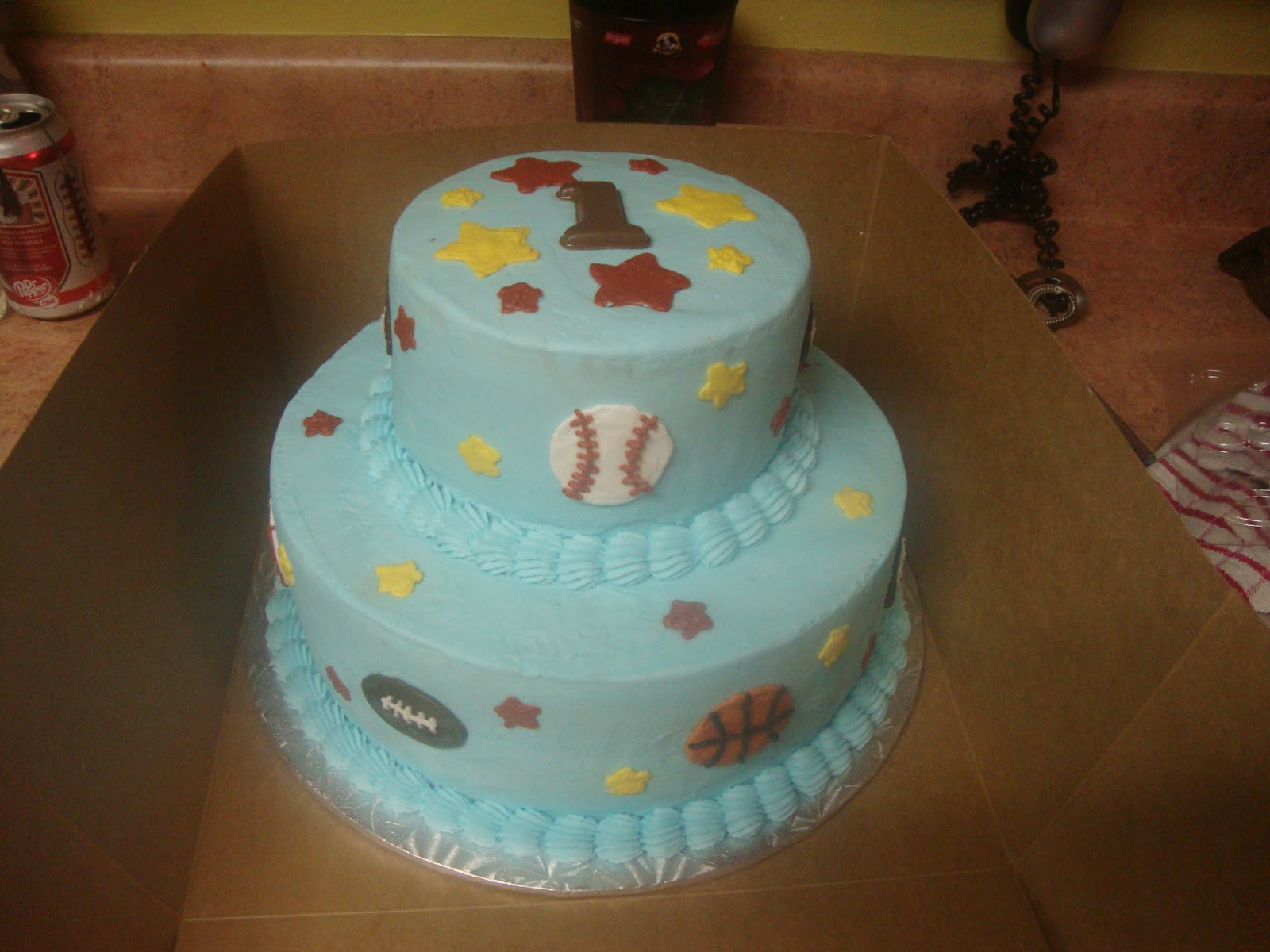 Baby Birthday Cakes
 Charity s Sunshine Sweets BABY BOY S 1ST BIRTHDAY CAKE