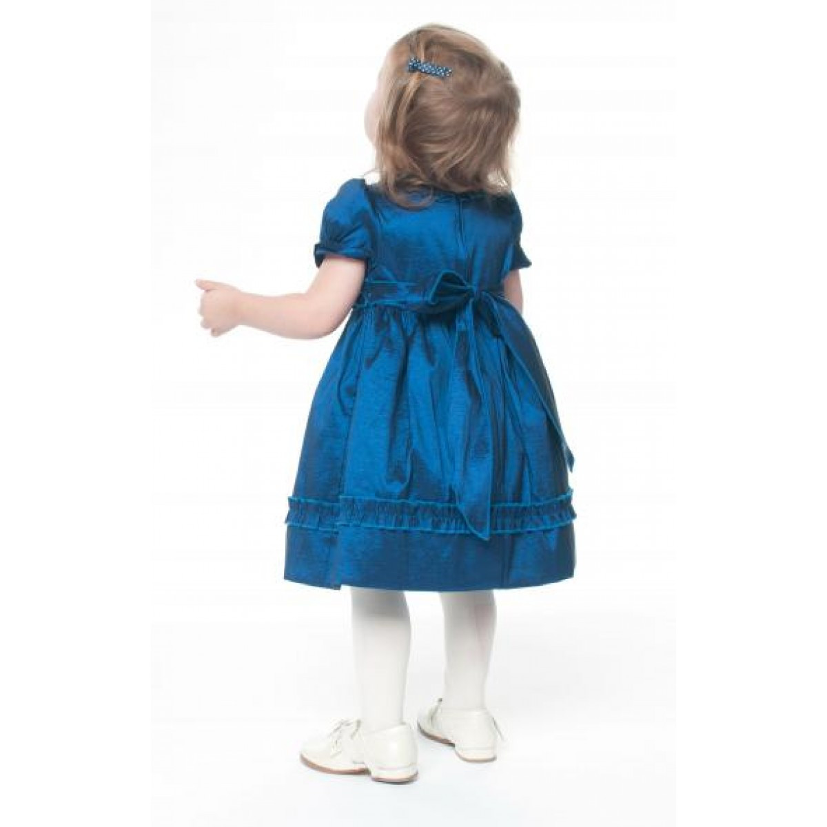 Baby Blue Party Dresses
 Blue taffeta baby party dress 12 18m only