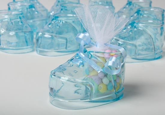Baby Bootie Party Favor
 Blue Baby Bootie Shower Favors It s a Boy Theme Baby