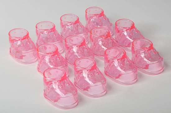 Baby Bootie Party Favor
 Pink Baby Bootie Shower Favors It s a Girl Theme Baby