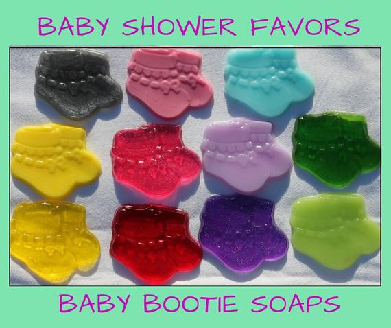 Baby Bootie Party Favor
 Baby Shower Party Favors Baby Bootie Soap for Gender Reveal