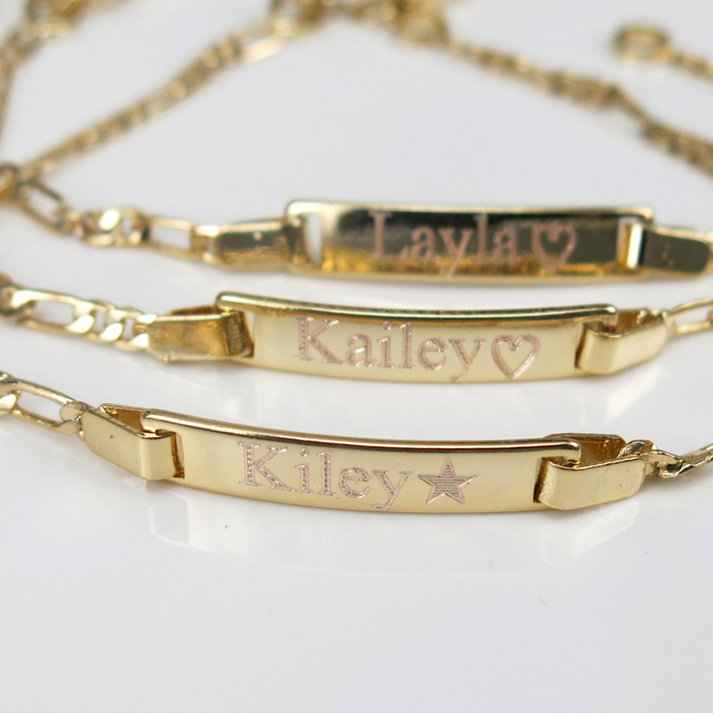 Baby Bracelets Gold
 Gold Bracelet Baby Bracelet Personalized Baby by