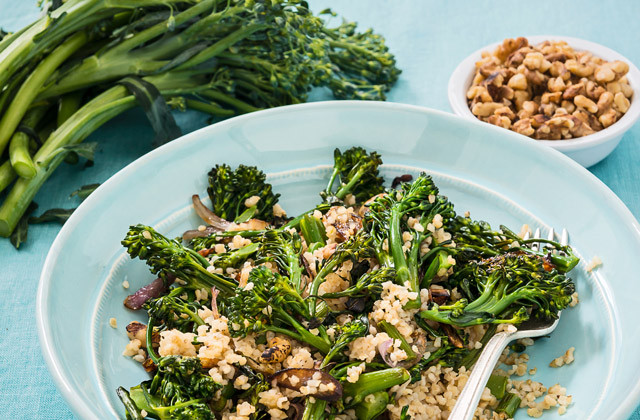 Baby Broccoli Recipes
 Sweet Baby Broccoli and Bulgur Wheat Salad with