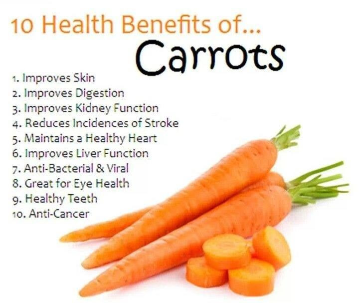 Baby Carrot Nutrition
 Top 10 Benefits of Carrots healthtuesday