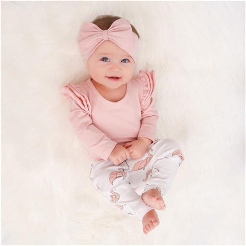 Baby Clothing Fashion
 3PCS Set Cute Baby Girl Clothes 2018 Spring Toddler Kids