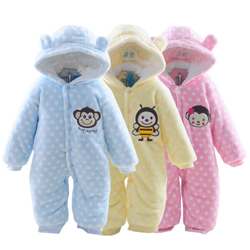 Baby Clothing Fashion
 2015 Autumn Winter Baby Clothes Baby Rompers Polar Fleece