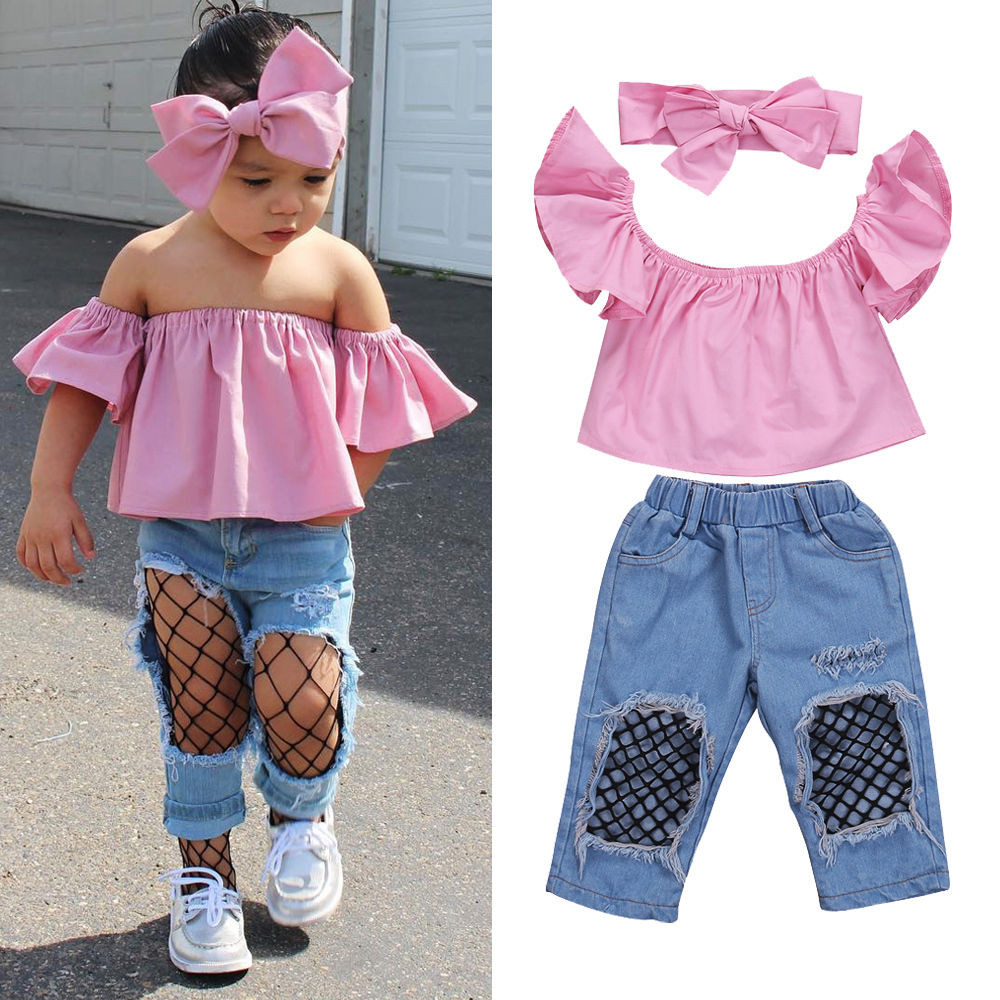 Baby Clothing Fashion
 2017 Hot Selling 3Pcs Baby Girl Clothing Set Kids Bebes