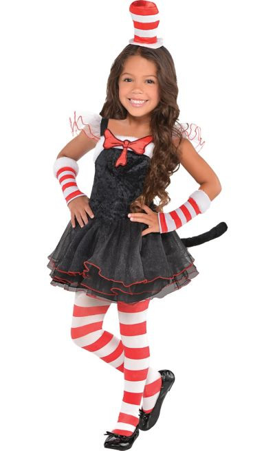 Baby Costume At Party City
 Toddler Girls Cat in the Hat Tutu Costume Dr Seuss