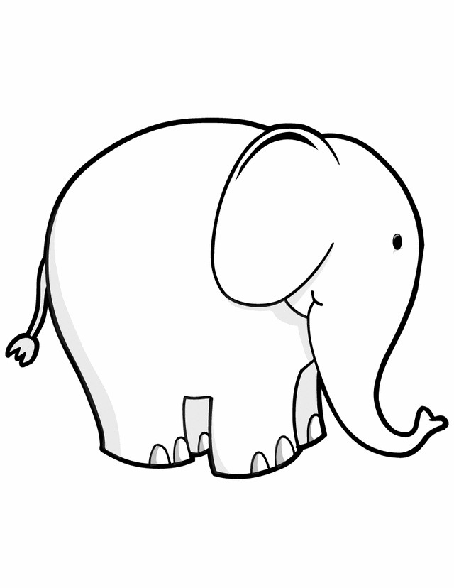 Baby Elephant Coloring Page
 Fun Learning with Baby Elephant Coloring Pages Best DIY