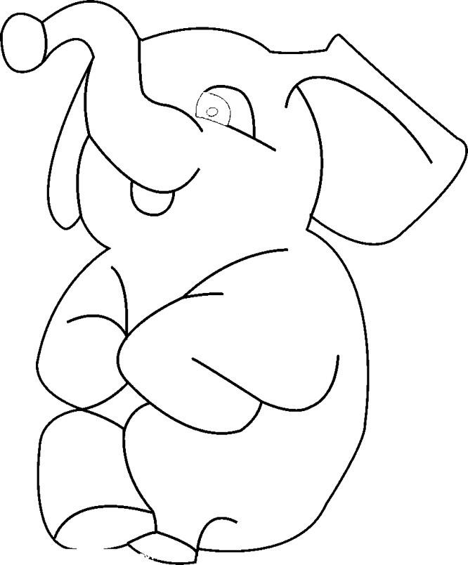 Baby Elephant Coloring Page
 transmissionpress Baby Elephant Coloring Pages