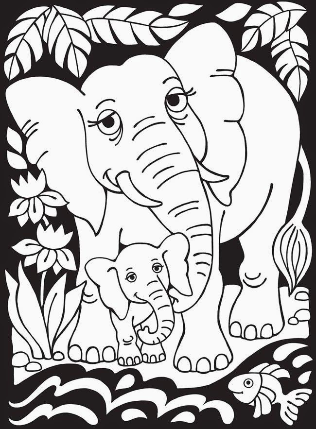 Baby Elephant Coloring Page
 Fun Learning with Baby Elephant Coloring Pages Best DIY