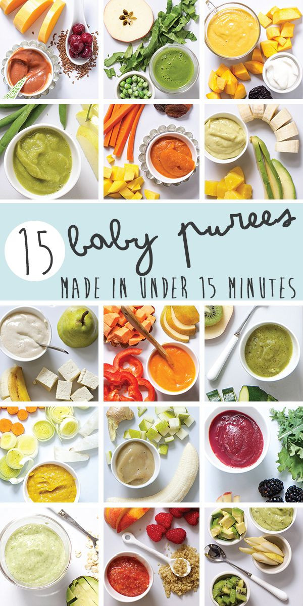 Baby Food Puree Recipe
 15 Fast Baby Food Recipes made in under 15 minutes