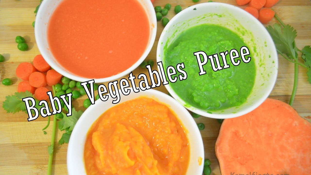 Baby Food Recipes 5 Months
 Baby Food Ve ables purees for babies 4 to 6 months