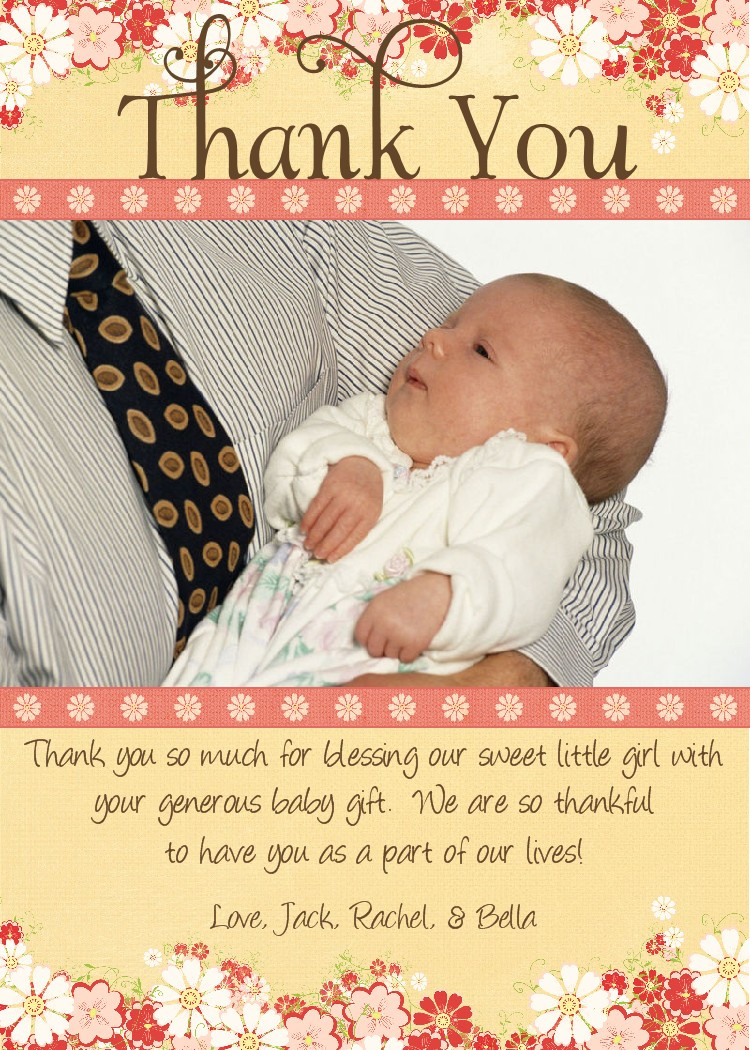 Baby Gift Thank You
 Bear River Greetings July 2010