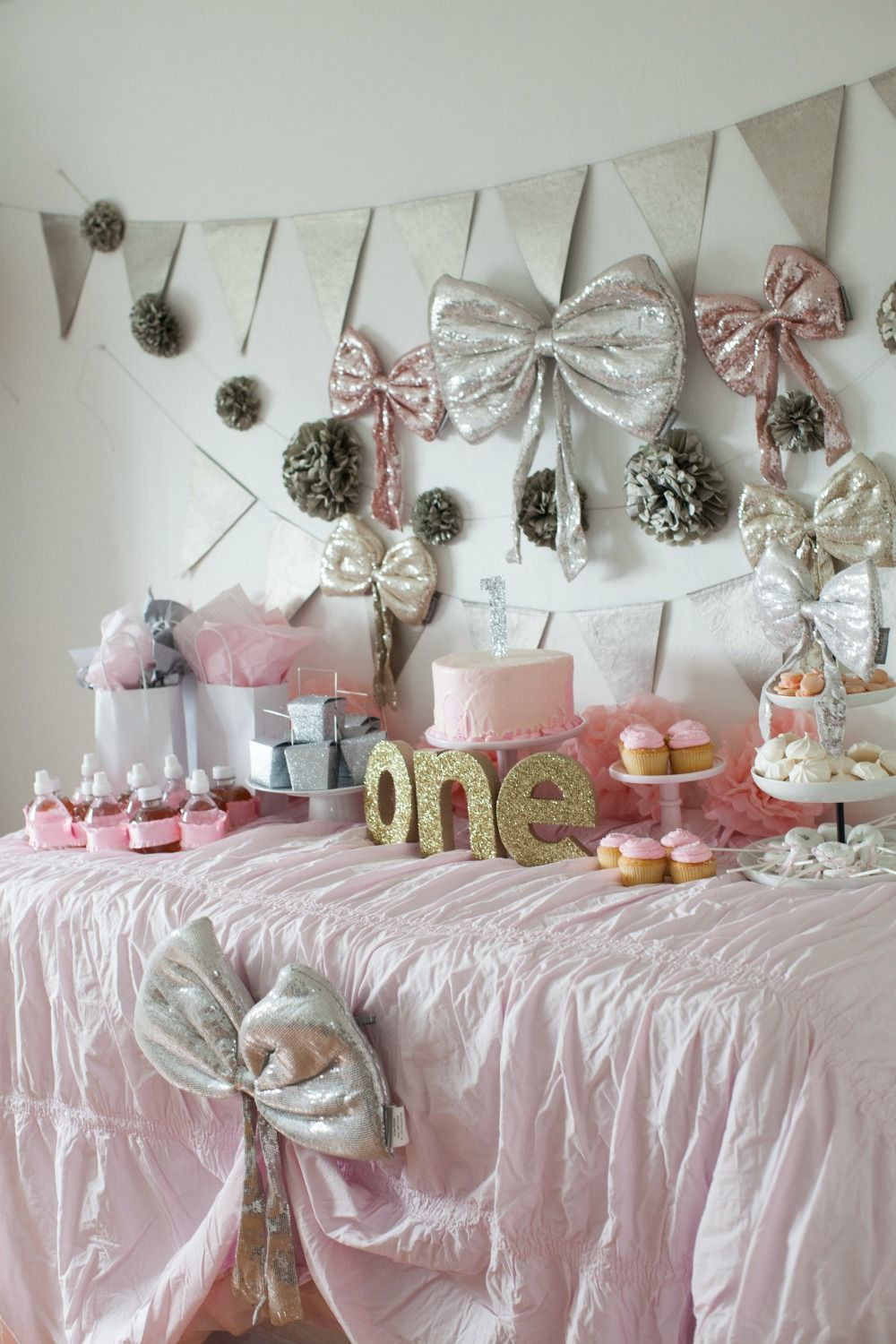 Baby Girl 1St Birthday Party Decorations
 Girl First Birthday Party
