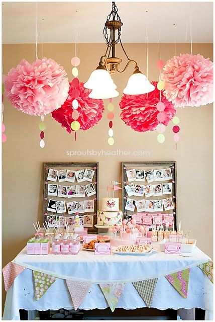 Baby Girl 1St Birthday Party Decorations
 Banner Birthday Party Child s Birthday Ideas