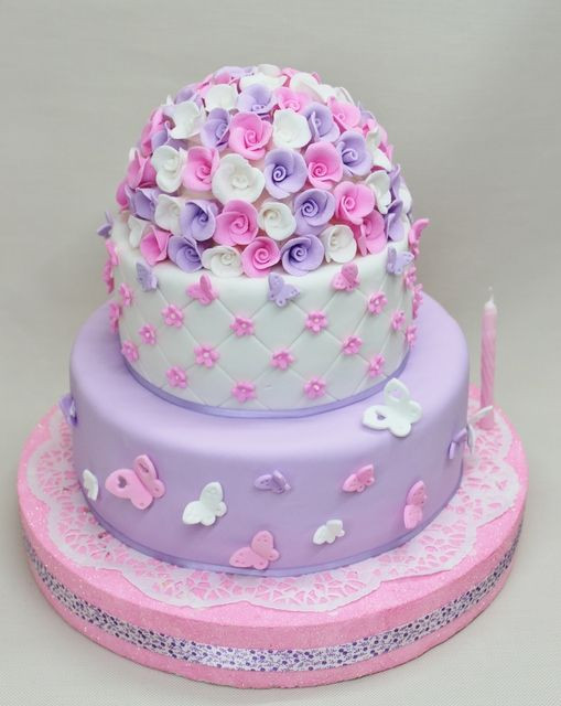 Baby Girl Birthday Cake
 Lovely Baby Girl First Birthday Cake Ideas