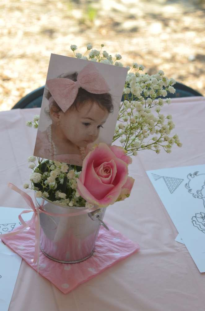 Baby Girl First Birthday Decorations
 21 Pink and Gold First Birthday Party Ideas Pretty My