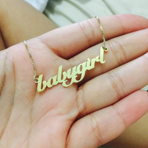 Baby Girl Gold Necklace
 $55 phone cover sold on joyjewelers Whereto