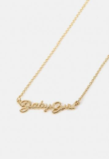 Baby Girl Gold Necklace
 Gold Look Baby Girl Necklace