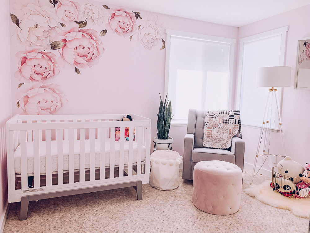 Baby Girl Nursery Decor
 girly pink nursery decor I am Style ish