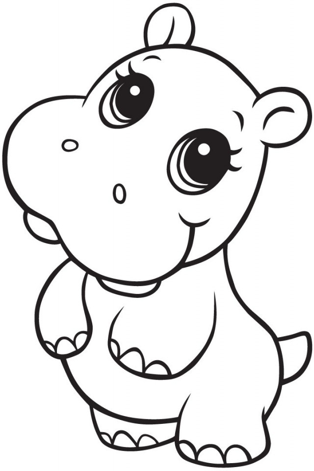 Baby Hippo Coloring Pages
 Animated Hippo Az Coloring Pages Sketch Coloring Page